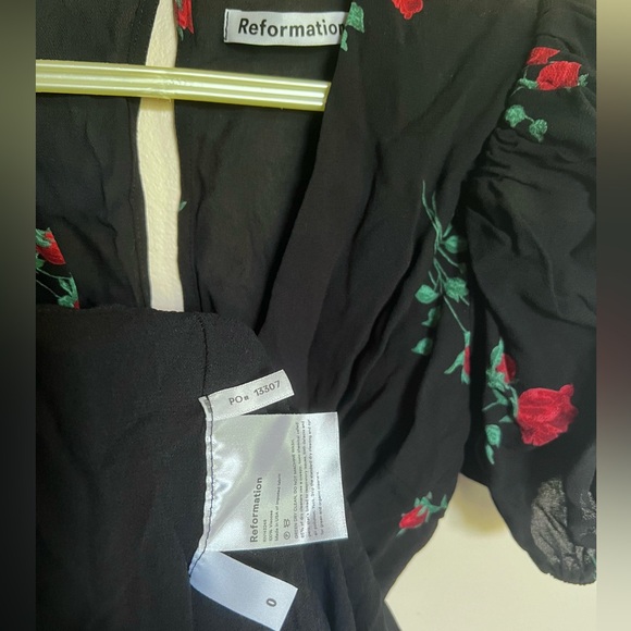 Reformation Alcott Dress In Rochelle mini dress - Picture 11 of 11